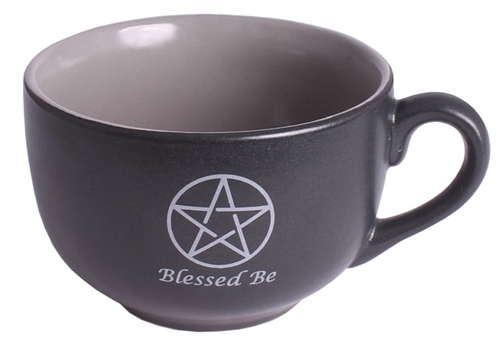 Large Blessed Be Pentagram Cup